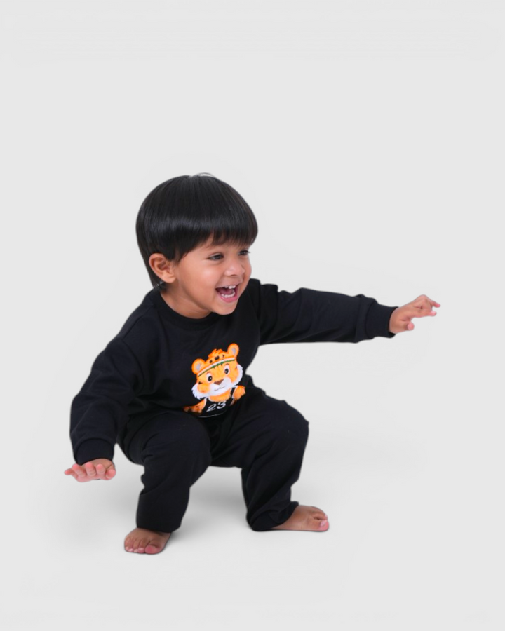 🐯 Tigo the Tiger - Black - Pyjama Snuggle Set
