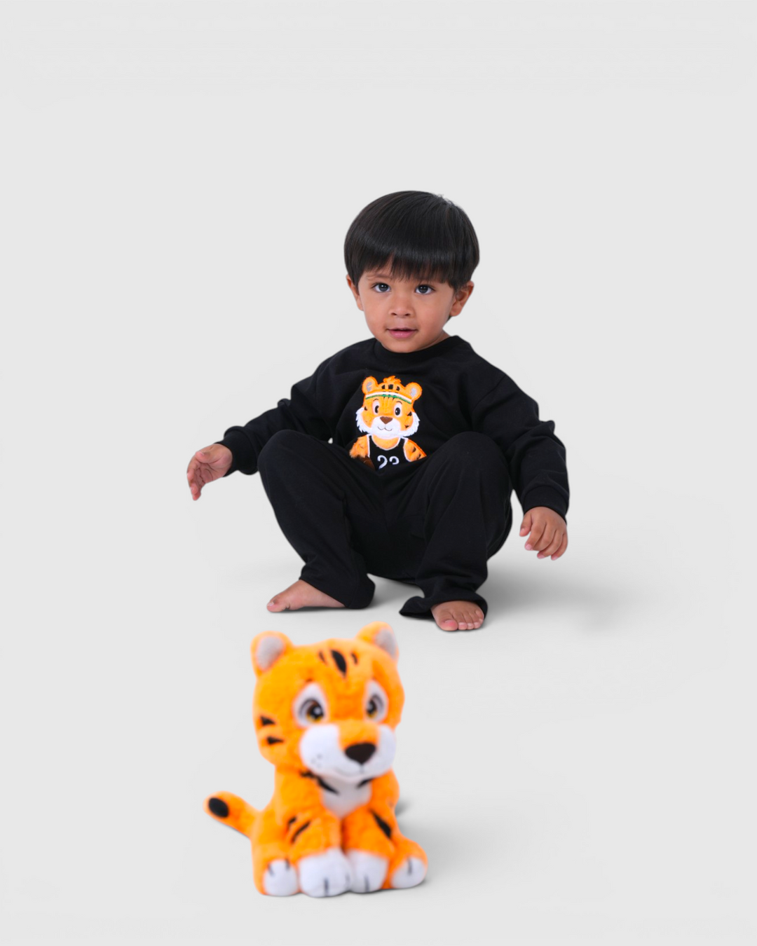 🐯 Tigo the Tiger - Black - Pyjama Snuggle Set