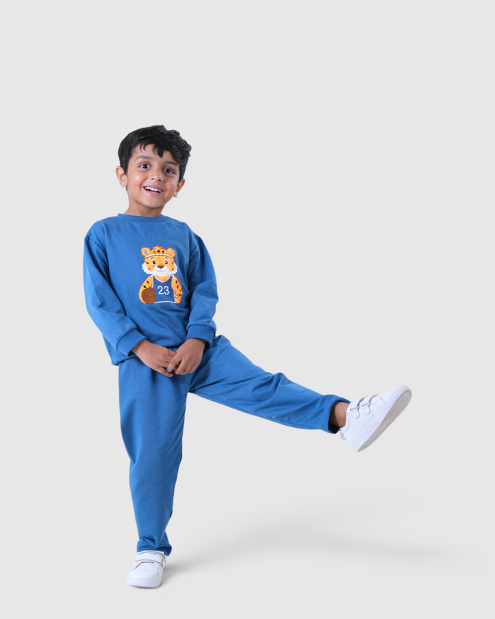 🐯 Tigo the Tiger - Blue - Pyjama Snuggle Set