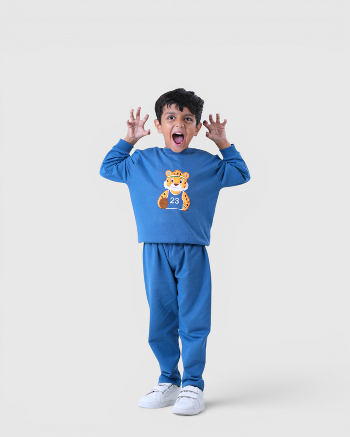 🐯 Tigo the Tiger - Blue - Pyjama Snuggle Set