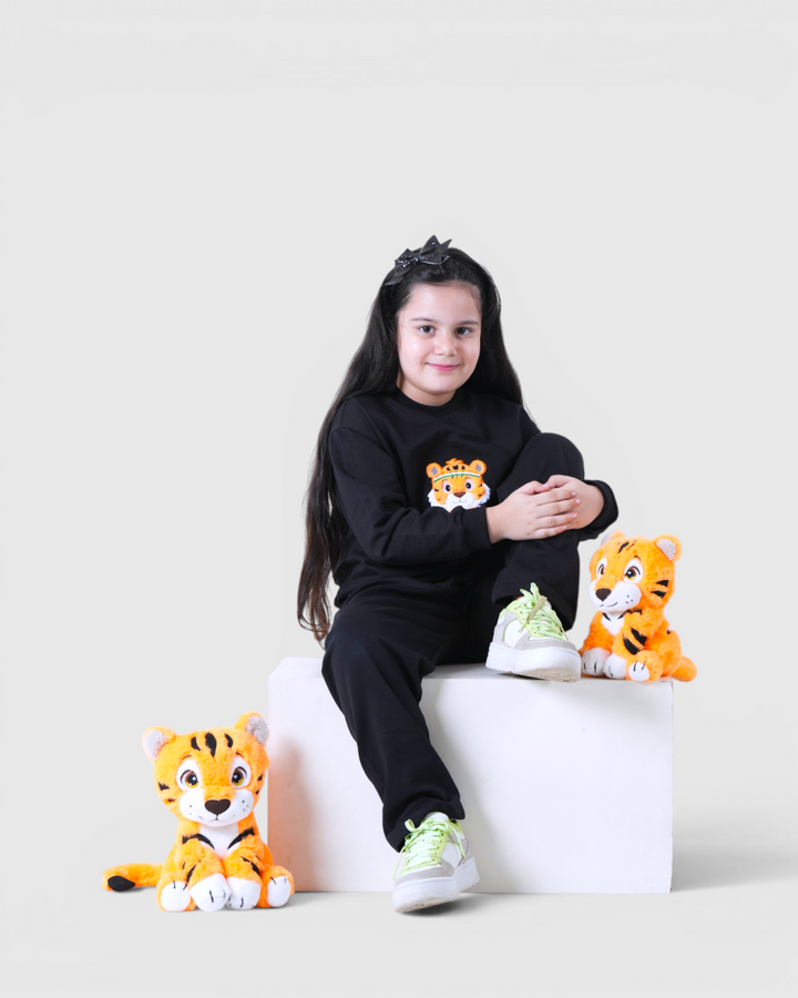🐯 Tigo the Tiger - Black - Pyjama Snuggle Set