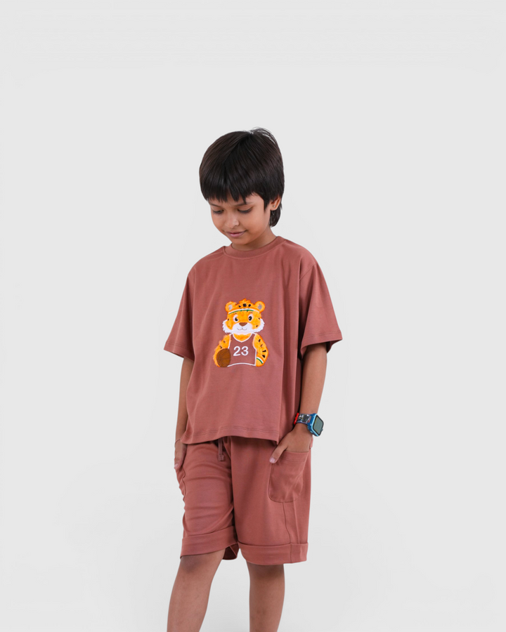 🐯 Tigo the Tiger - Shorts Snuggle Set