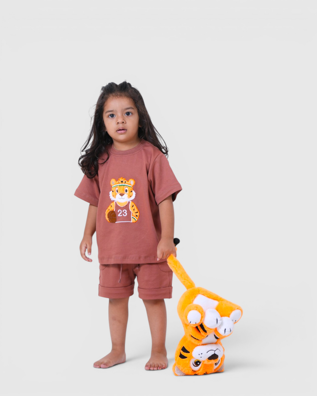 🐯 Tigo the Tiger - Shorts Snuggle Set