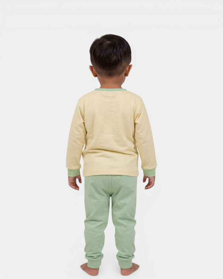 Morning Glow – Soft Basics Night Suit 🌼