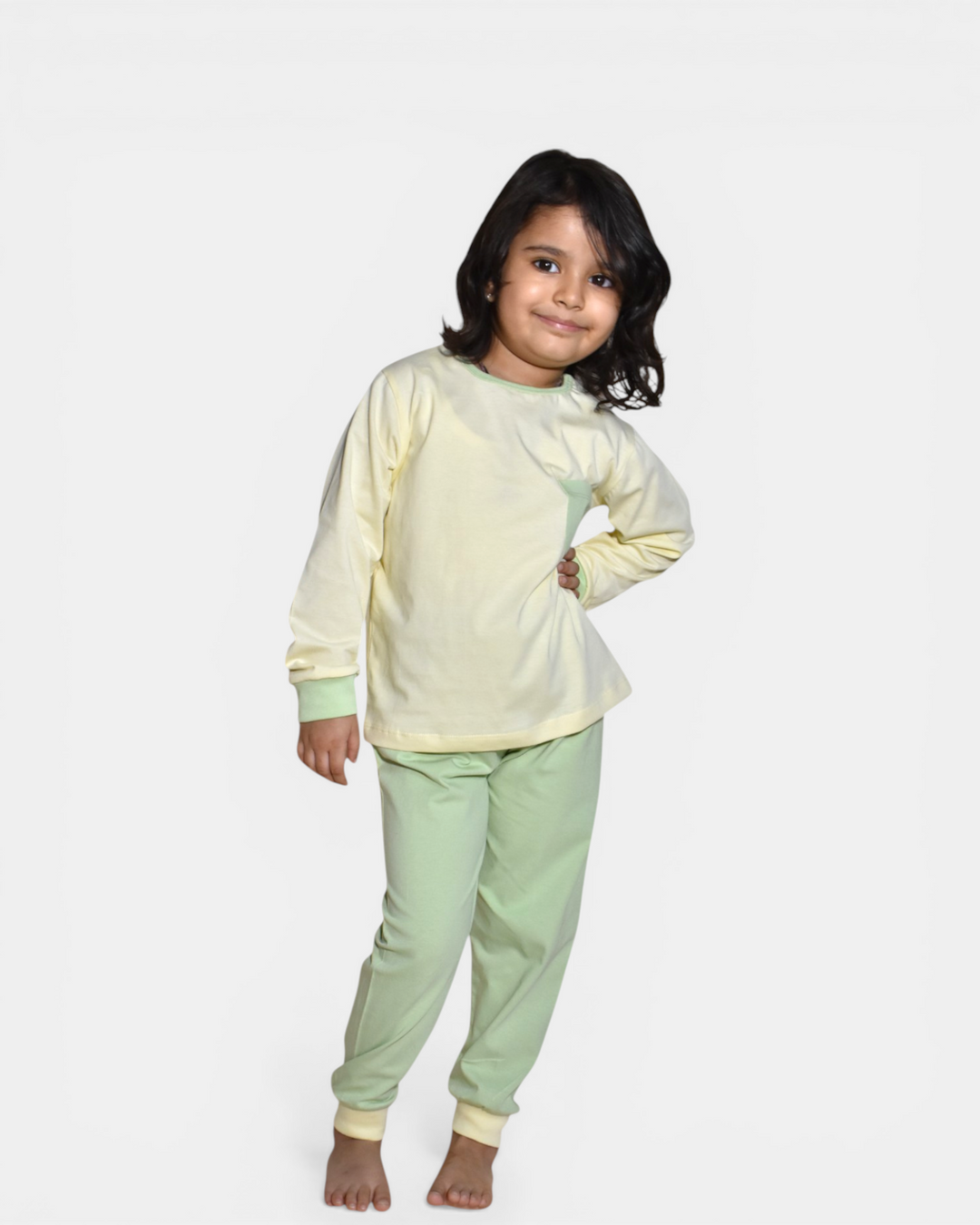 Morning Glow – Soft Basics Night Suit 🌼