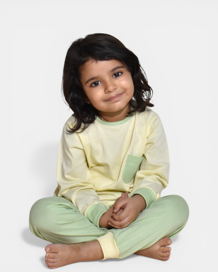 Morning Glow – Soft Basics Night Suit 🌼